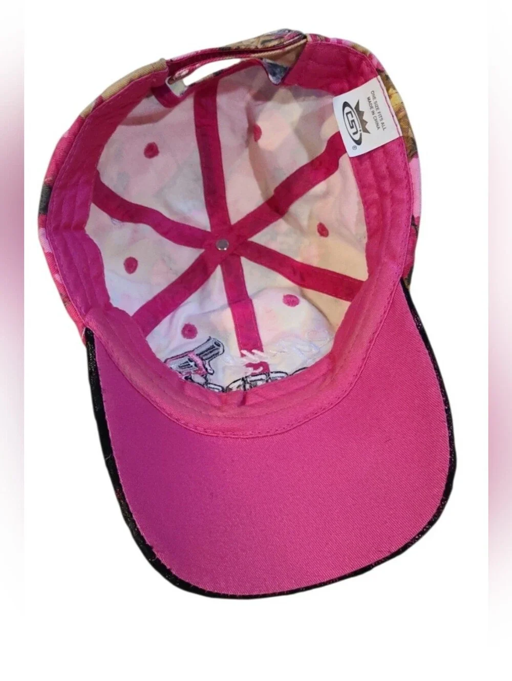 Glitter & Guns Camouflage Baseball HAT